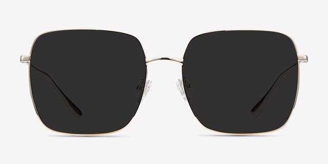Voyager Golden MetalSunglass Frames from EyeBuyDirect, Front View