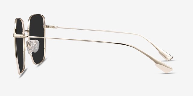 Voyager Golden MetalSunglass Frames from EyeBuyDirect, Side View