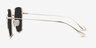 Voyager Golden MetalSunglass Frames from EyeBuyDirect, Side View