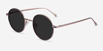 Sun Synapse - Round Black Frame Prescription Sunglasses