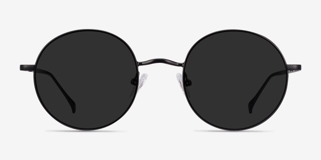 Sun Synapse Black MetalSunglass Frames from EyeBuyDirect, Front View