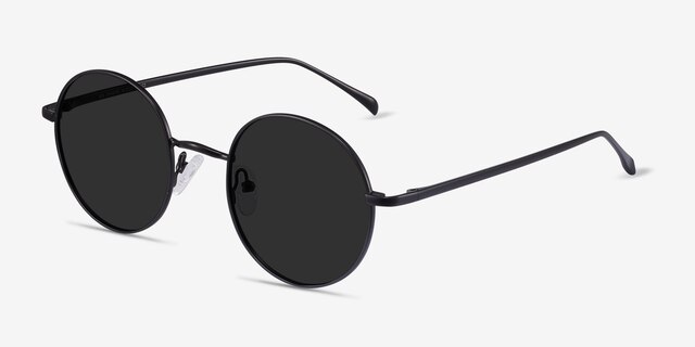 Sun Synapse Black MetalSunglass Frames from EyeBuyDirect, Angle View