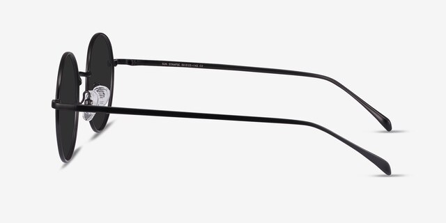 Sun Synapse Black MetalSunglass Frames from EyeBuyDirect, Side View