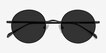 Sun Synapse Black MetalSunglass Frames from EyeBuyDirect, Closed View