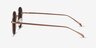 Sun Synapse Brown MetalSunglass Frames from EyeBuyDirect, Side View