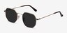 Sun Soar Doré MétalSoleil de Lunette de vue d'EyeBuyDirect, Vue d'Angle