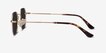 Sun Soar Golden MetalSunglass Frames from EyeBuyDirect, Side View