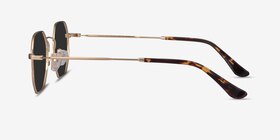 Sun Soar Doré Métal Soleil de Lunette de vue d'EyeBuyDirect, Vue de Côté