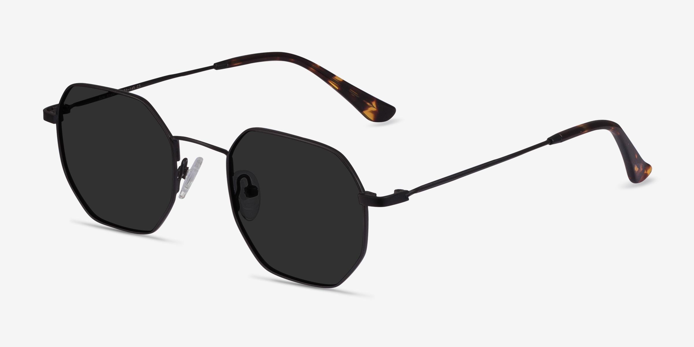 Sun Soar Geometric Black Frame Prescription Sunglasses Eyebuydirect