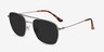 Seeker Silver MetalSunglass Frames from EyeBuyDirect, Angle View