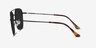 Seeker Black MetalSunglass Frames from EyeBuyDirect, Side View
