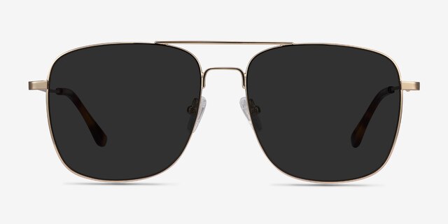 Blaze Golden MetalSunglass Frames from EyeBuyDirect, Front View