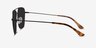 Blaze Black MetalSunglass Frames from EyeBuyDirect, Side View