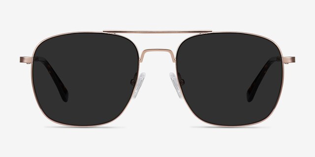 Sun Fame Or rose MétalSoleil de Lunette de vue d'EyeBuyDirect, Vue de Face