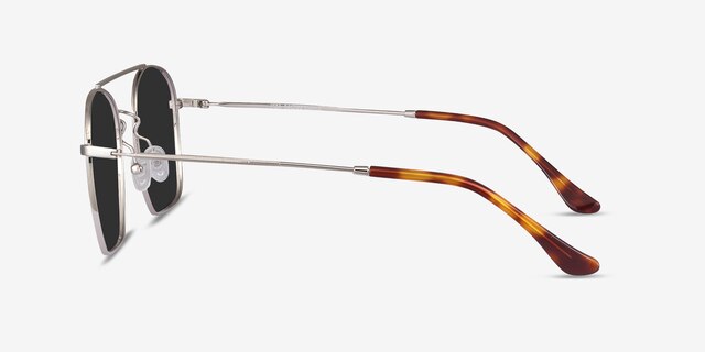 Itza Silver MetalSunglass Frames from EyeBuyDirect, Side View
