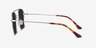 Itza Silver MetalSunglass Frames from EyeBuyDirect, Side View