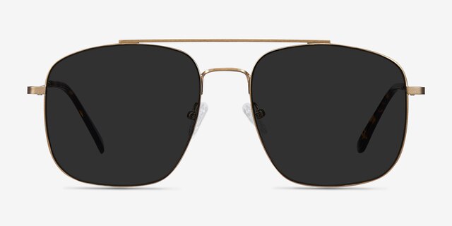 Roadtrip Copper MetalSunglass Frames from EyeBuyDirect, Front View
