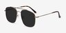 Roadtrip Copper MetalSunglass Frames from EyeBuyDirect, Angle View