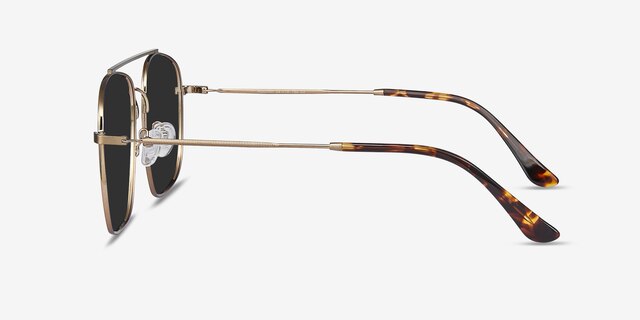 Roadtrip Copper MetalSunglass Frames from EyeBuyDirect, Side View