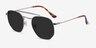Venture Silver MetalSunglass Frames from EyeBuyDirect, Angle View