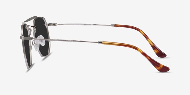 Venture Silver MetalSunglass Frames from EyeBuyDirect, Side View