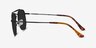 Venture Black MetalSunglass Frames from EyeBuyDirect, Side View