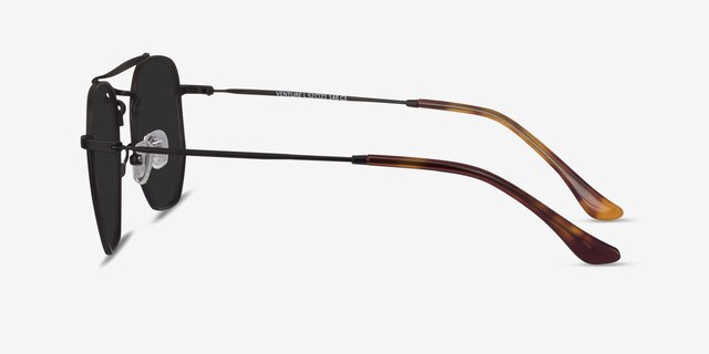 Venture Black MetalSunglass Frames from EyeBuyDirect, Side View