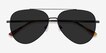 Flier Black MetalSunglass Frames from EyeBuyDirect, Closed View