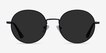 Solbada Black MetalSunglass Frames from EyeBuyDirect, Front View