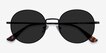 Solbada Black MetalSunglass Frames from EyeBuyDirect, Closed View