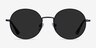 Solbada Navy MetalSunglass Frames from EyeBuyDirect, Front View