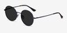 Solbada Navy MetalSunglass Frames from EyeBuyDirect, Angle View