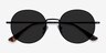 Solbada Navy MetalSunglass Frames from EyeBuyDirect, Closed View