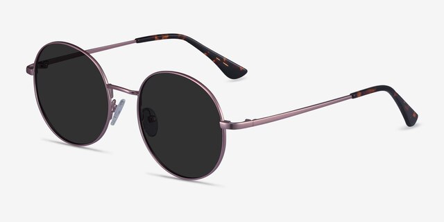 Solbada Pink MetalSunglass Frames from EyeBuyDirect, Angle View