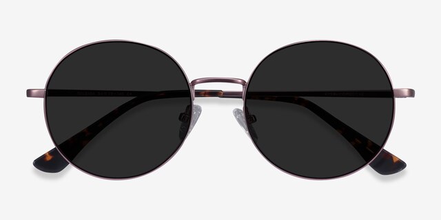 Solbada Pink MetalSunglass Frames from EyeBuyDirect, Closed View