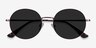 Solbada Pink MetalSunglass Frames from EyeBuyDirect, Closed View