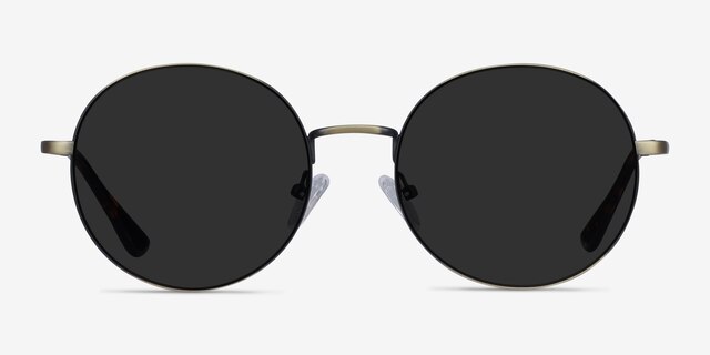 Solbada Bronze MetalSunglass Frames from EyeBuyDirect, Front View