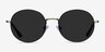 Solbada Bronze MetalSunglass Frames from EyeBuyDirect, Front View