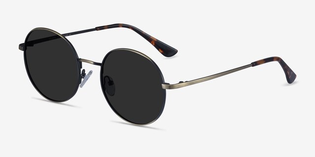 Solbada Bronze MetalSunglass Frames from EyeBuyDirect, Angle View