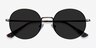 Solbada Bronze MetalSunglass Frames from EyeBuyDirect, Closed View