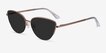Sun Star Rose Gold MetalSunglass Frames from EyeBuyDirect, Angle View