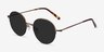 Sun Albee Bronze MetalSunglass Frames from EyeBuyDirect, Angle View