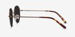 Sun Albee Bronze MetalSunglass Frames from EyeBuyDirect, Side View