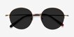 Sun Albee Bronze MetalSunglass Frames from EyeBuyDirect, Closed View