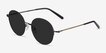 Sun Albee Black Bronze MetalSunglass Frames from EyeBuyDirect, Angle View