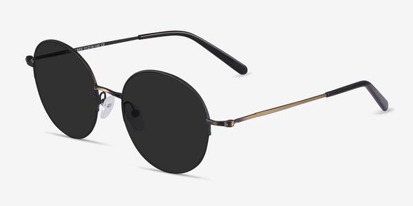 Black Bronze Sun Albee -  Metal Sunglasses