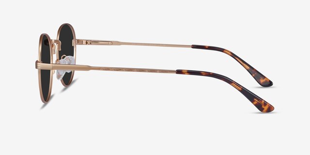 Sun Belleville Gold MetalSunglass Frames from EyeBuyDirect, Side View
