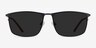Sun Typha Navy MetalSunglass Frames from EyeBuyDirect, Front View