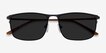 Sun Typha Navy MetalSunglass Frames from EyeBuyDirect, Closed View