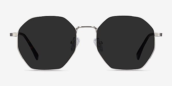 Sun Octave Silver Metal Sunglass Frames